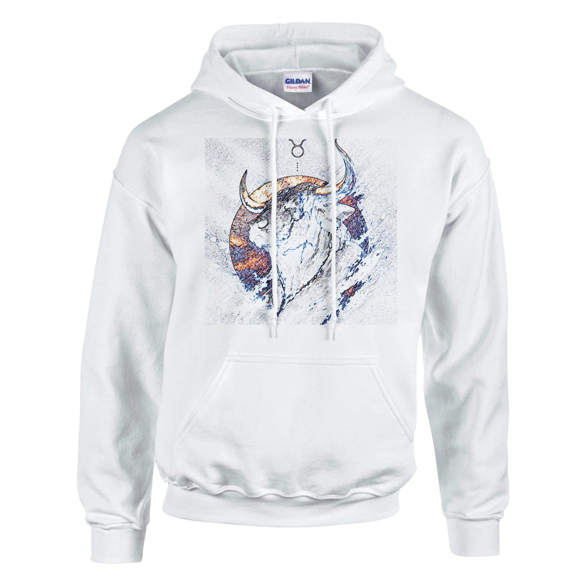hoodie tauro diseño artistico moda astrologica
