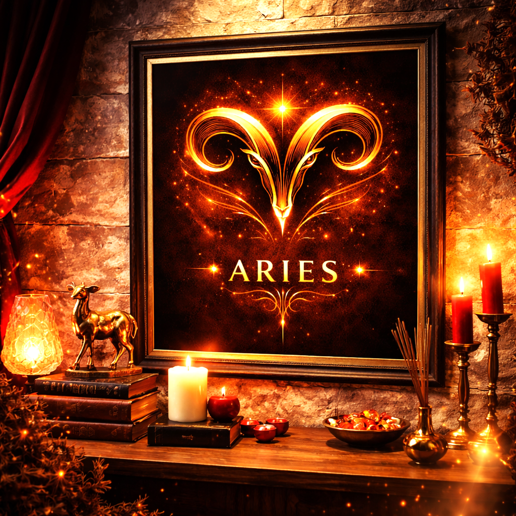 Fine Art Print Aries | Lámina Artística Zodiacal Premium