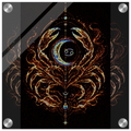 acrylic print zodiacal cancer detalle brillo y reflejo
