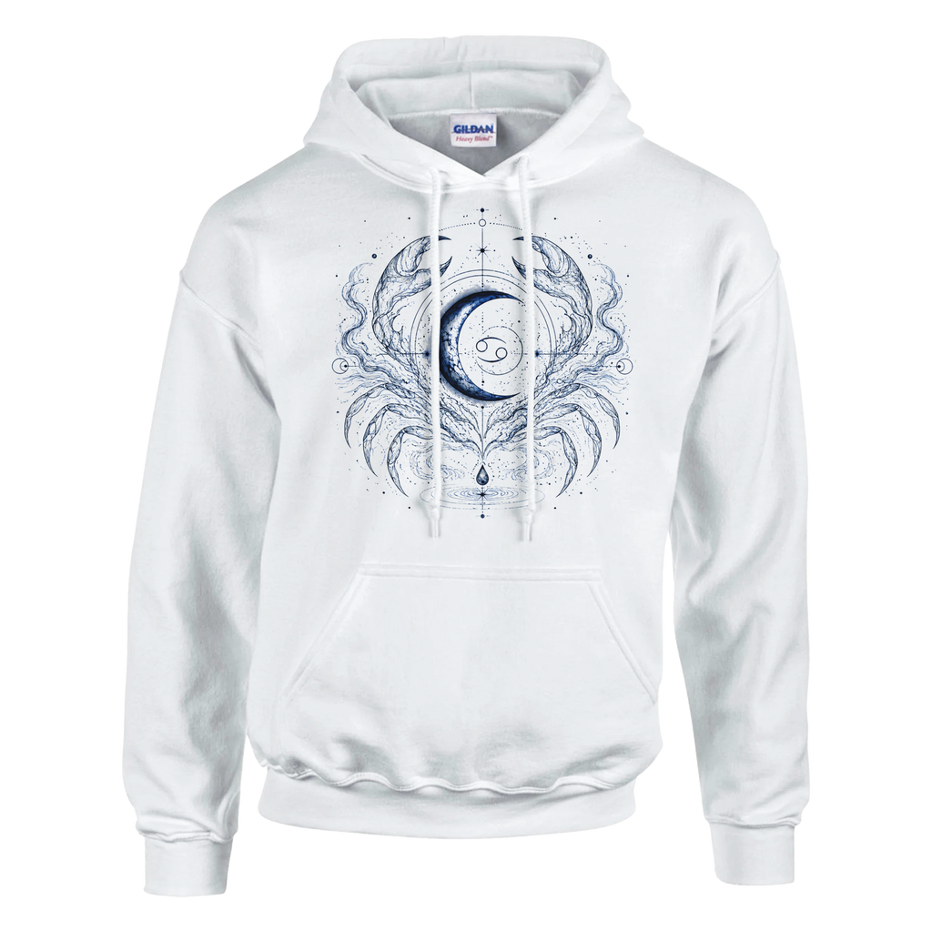 sudadera cancer blanca estilo minimalista