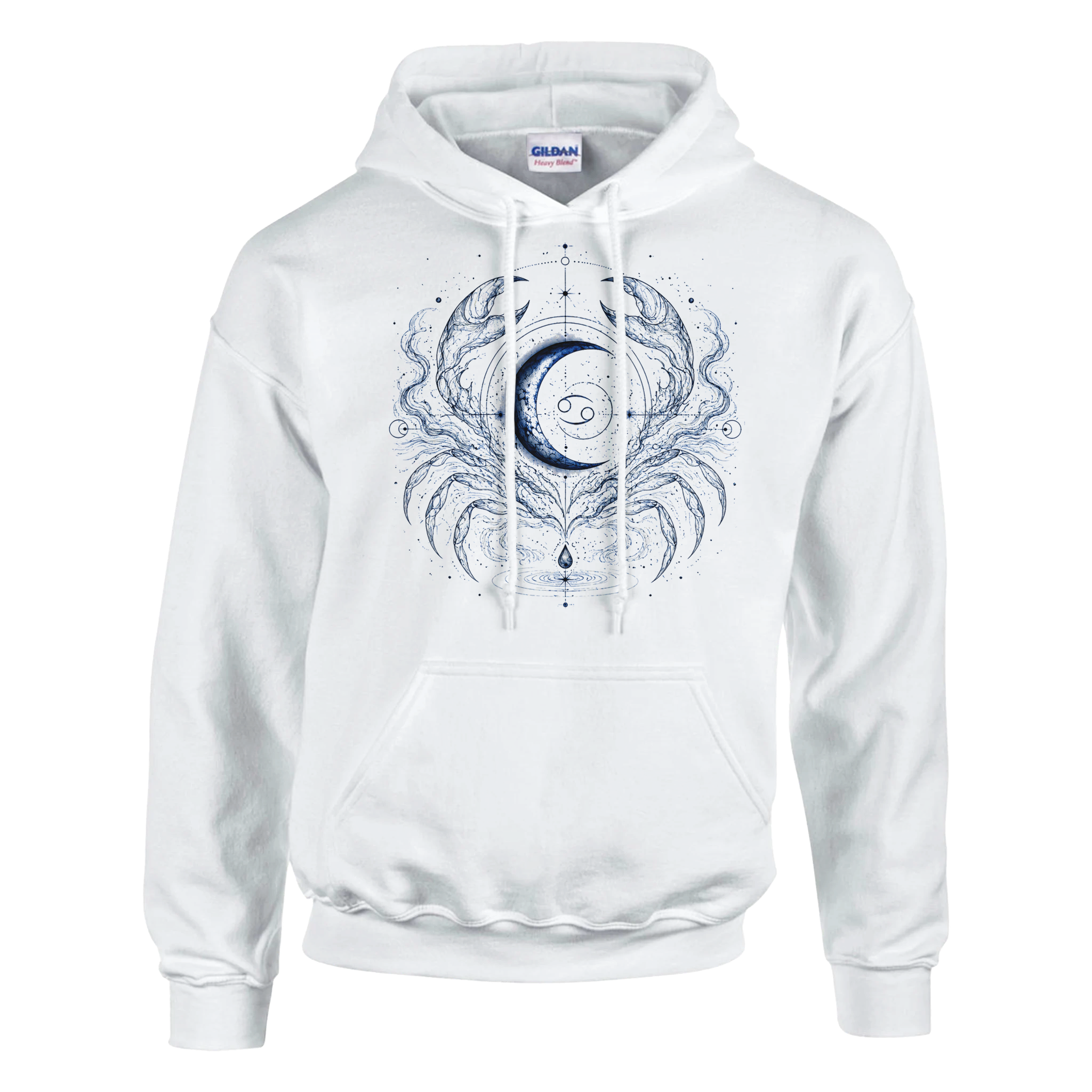 sudadera cancer blanca estilo minimalista