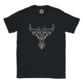 remera tauro negra geometrica outfit urbano