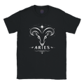 remera negra aries estilo moderno astrologia